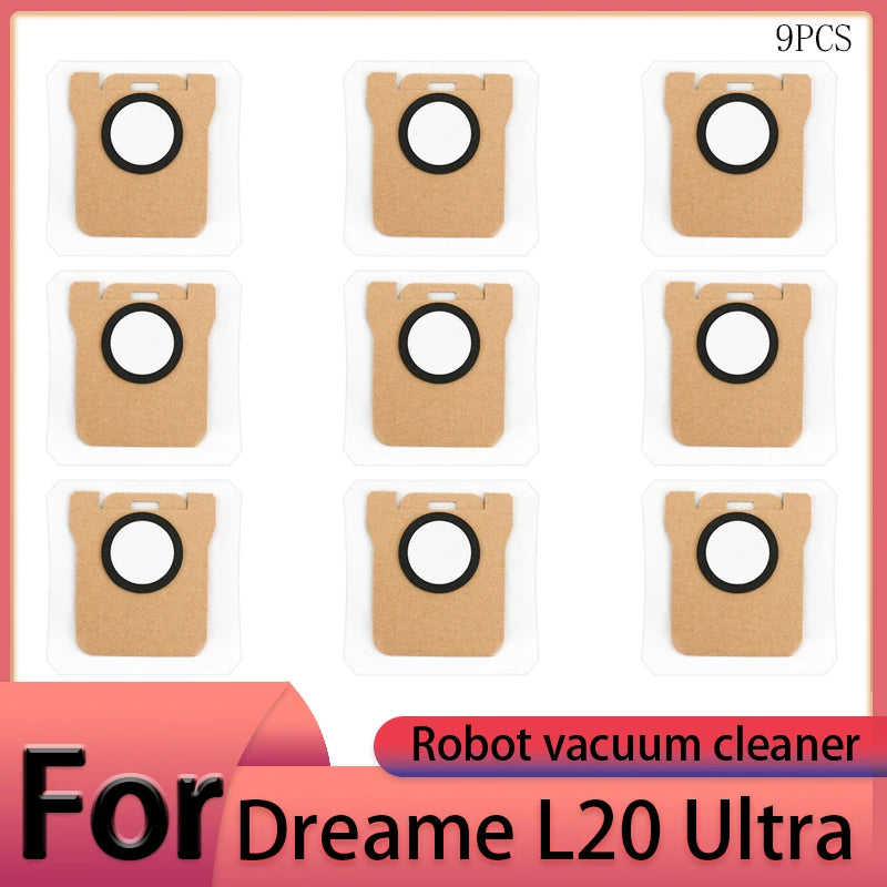Dreame L20 Ultra Robot Vacuum Cleaner Accessories Main Brush Side Brush HEPA Filter Mop Cloths Dust Bag Spare Par