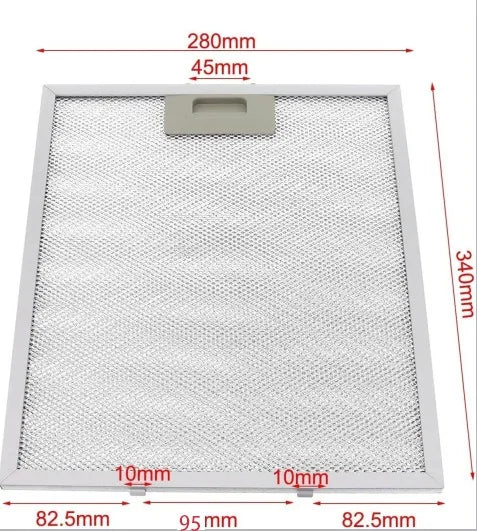 Range Hood Filter Cooker Hood Grease Leach Smoking Machine Grease Filter Screen Kitchen Metal Filter Network Replacement Parts
