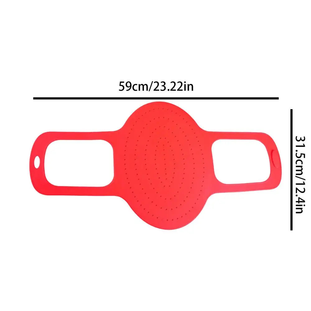 Silicone Turkey Lifter Roasted Chicken Veggie Pad Reusable Heat-resistant Bread Sling For Pan Oven Pot Air Fryer Bread Kitchen