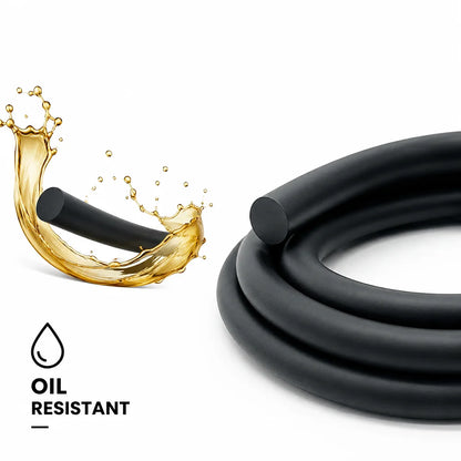 Black FKM Sealing Strip ID1.5~10mm Special hoses for anti-seepage /oil transportation
