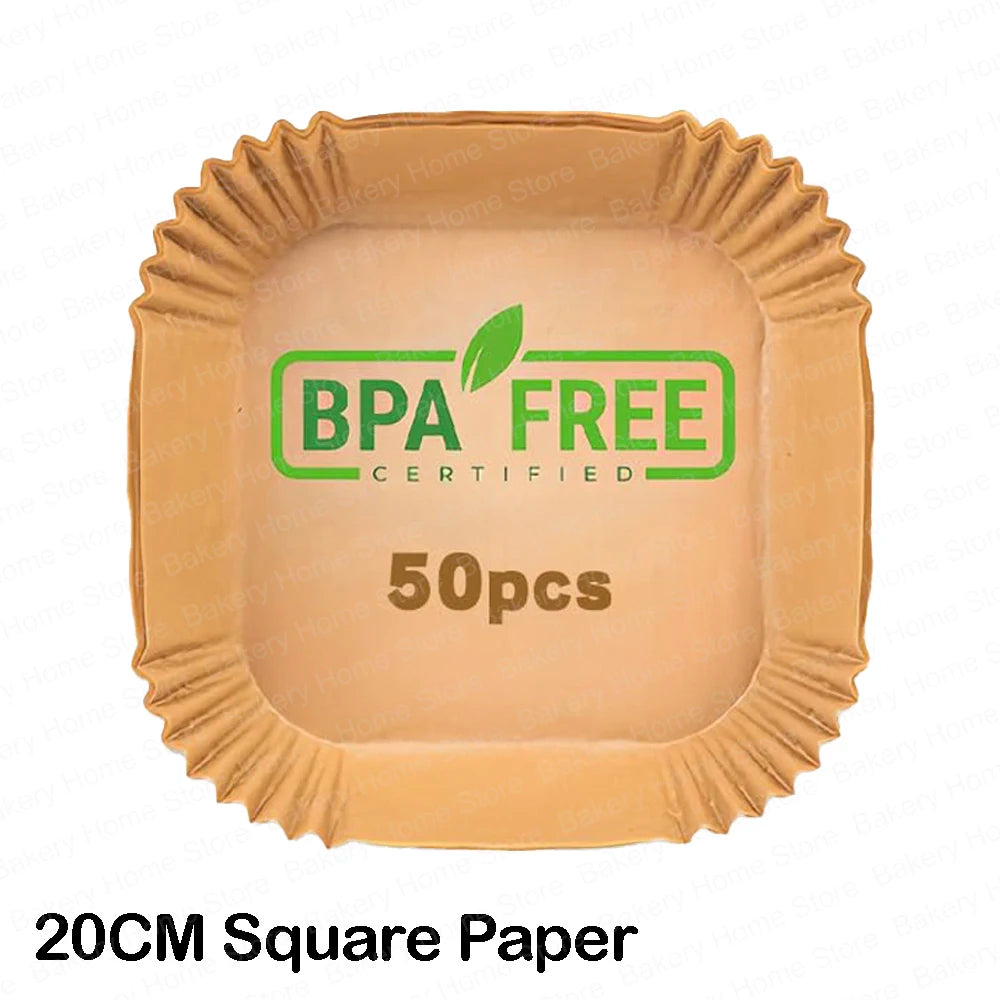 8.86IN/20CM Air Fryer Silicone Liners for Ninja AF140/AF14/ AF180/AF181 Non-Stick Airfryer Baking Tray for Philips HD9270 Basket