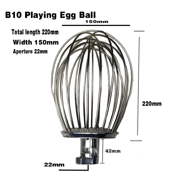 B10 Mixer to beat egg balls 304 stainless steel wire whip stirrer accessories Blender milkshake noodle machine parts