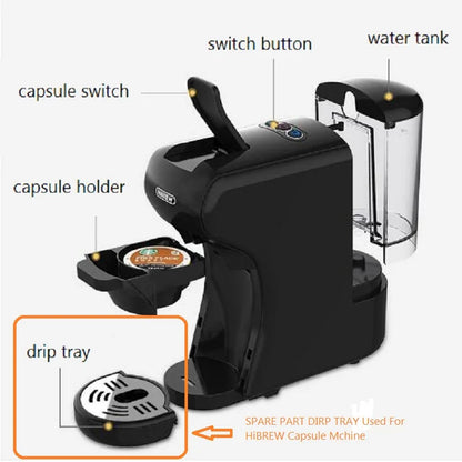 Water Tank/Lid Used For HiBREW Coffee Maker HIBREW H1A Capsule Mchine Water Container