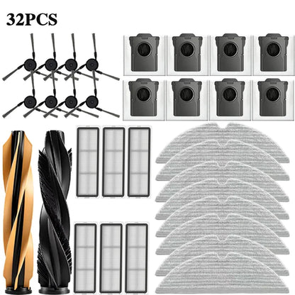 Dreame D20 Pro Plus / D20 Pro Accessories Robot Vacuum Cleaner Main Side Brush Mop Cloth HEPA Filter Replacement Spare Parts