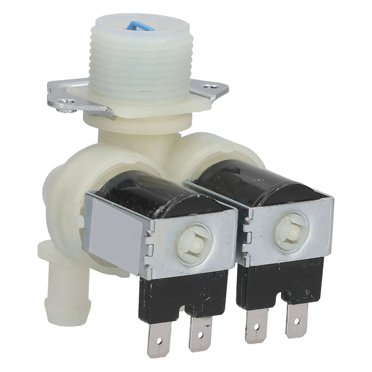 Washer Water Inlet Valve Washing Machine Inlet Solenoid Valve Double Head Replacement Accessories for Automatic Washing Machines