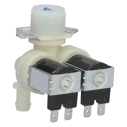Washer Water Inlet Valve Washing Machine Inlet Solenoid Valve Double Head Replacement Accessories for Automatic Washing Machines