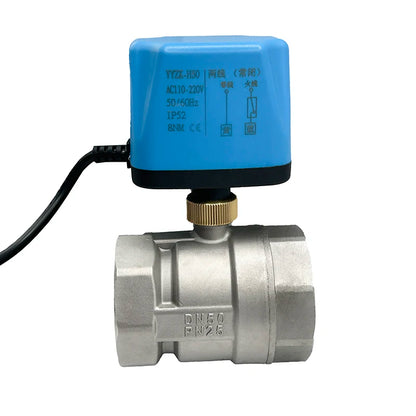 1/2" 3/4" 1" 1-1/4" 2'' Normally Closed/Open Motorized Ball Valve 220v 12v 24v Stainless Steel Electric Ball Valve For Water