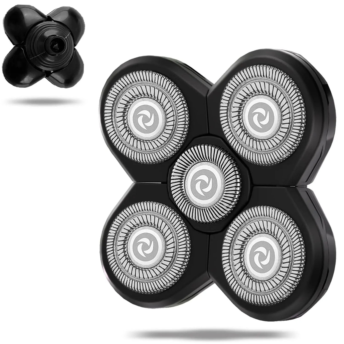 Replacement Head Shaver Replacement Blades, Bald Men Stainless Steel Rotary Blades for Electric Head Razor