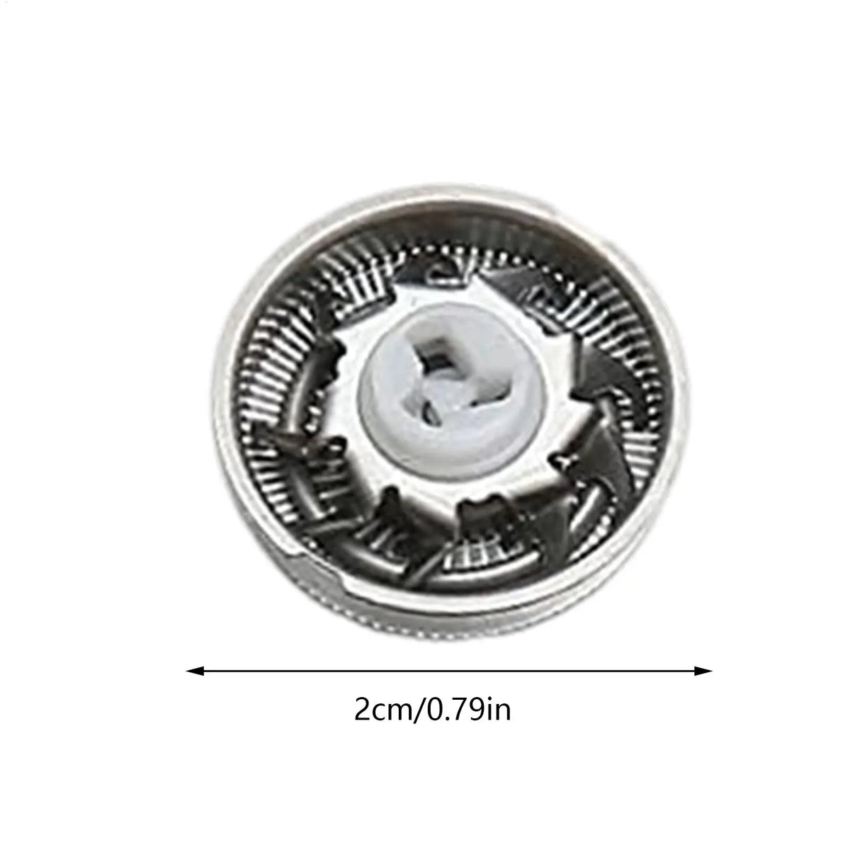 Electric Shaver Replacement Heads 3 Pieces Triangular Base Men Electric Shaver Replace Heads for Father Husband Boyfriend