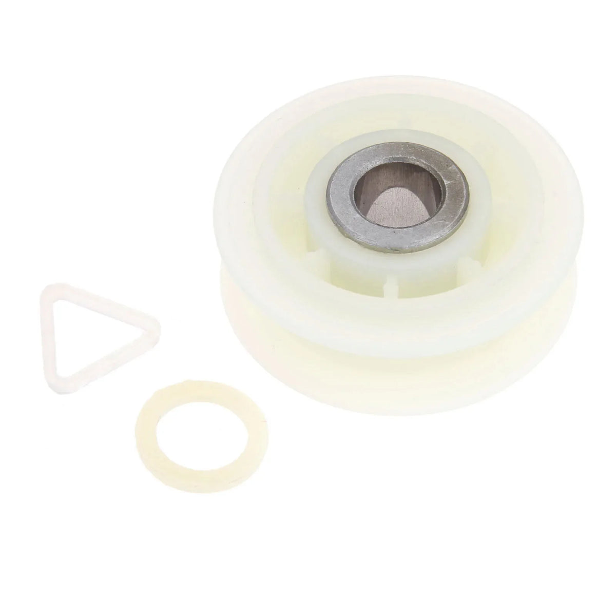 3pcs/set Replace Dryer Idler Pulley Roller Wheel Kit Compatible with Whirlpool Sears AP3094197/PS334244/279640/2958/MGDE400XW/WED9050XW