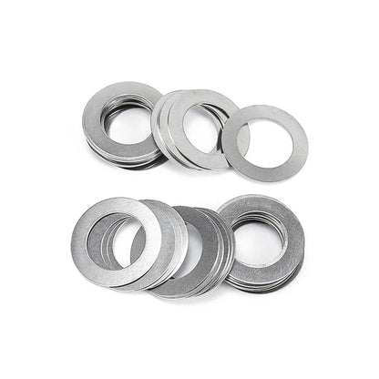 50pcs/lot 304 Stainless Steel Ultra Thin Flat Washer M3 M4 M5 M6 M8 M10 M12 Adjusting Ultrathin Shim Plain Gasket 0.1/0.2/0.3mm