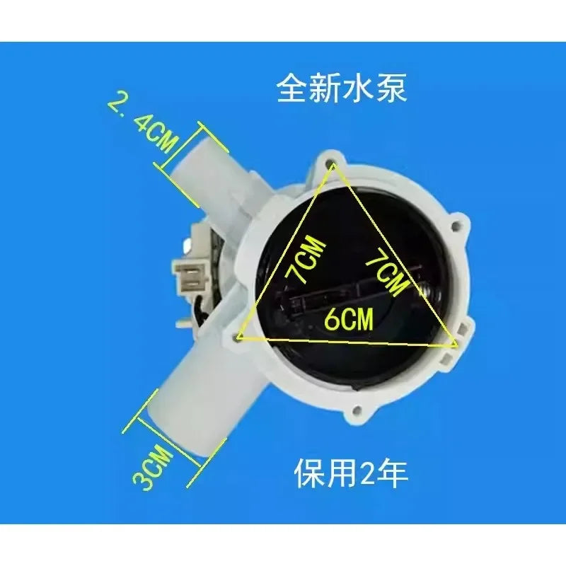 Washing machine drain pump Compatible with Bosch WD7205 WD7125 WD7005 WD5125 drum washing machine replacement pump