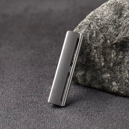 YAQI Excalibur Titanium Single Edge AC Safety Razor Head for Men Precision Shaving Replacement Razor Head