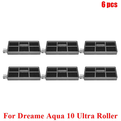 Acccessories Compatible with (Dreame Aqua 10 Ultra Roller) Vacuum Parts Main Roller Brush Side Brush Cleaner Filter Dust Bag Roller Mops