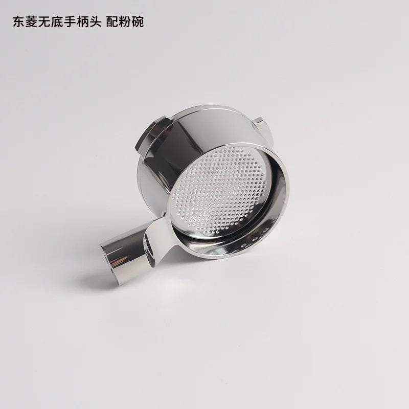 51mm 3-lug Bottomless Portafilter for HiBREW H10B/H11/H8A/H5 Espresso Machine Stainless Steel Coffee Handle Filter Tool