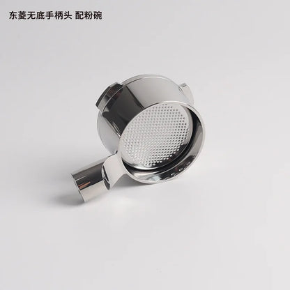 51mm 3-lug Bottomless Portafilter for HiBREW H10B/H11/H8A/H5 Espresso Machine Stainless Steel Coffee Handle Filter Tool