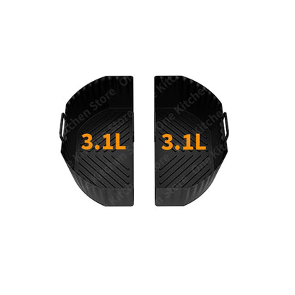 Separating Air Fryer Mold for Philips Series 2000 NA230/00 COSORI 5.5L/6L/6.2L Reusable Flat Air Fryer Liner Baking Accessories