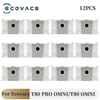 For ECOVACS T80 PRO OMNI / T80 OMNI Vacuums Cleaner Main Roller Mop Cloth Side Brush Dust Bag HEPA Filter Replacement Accessorie