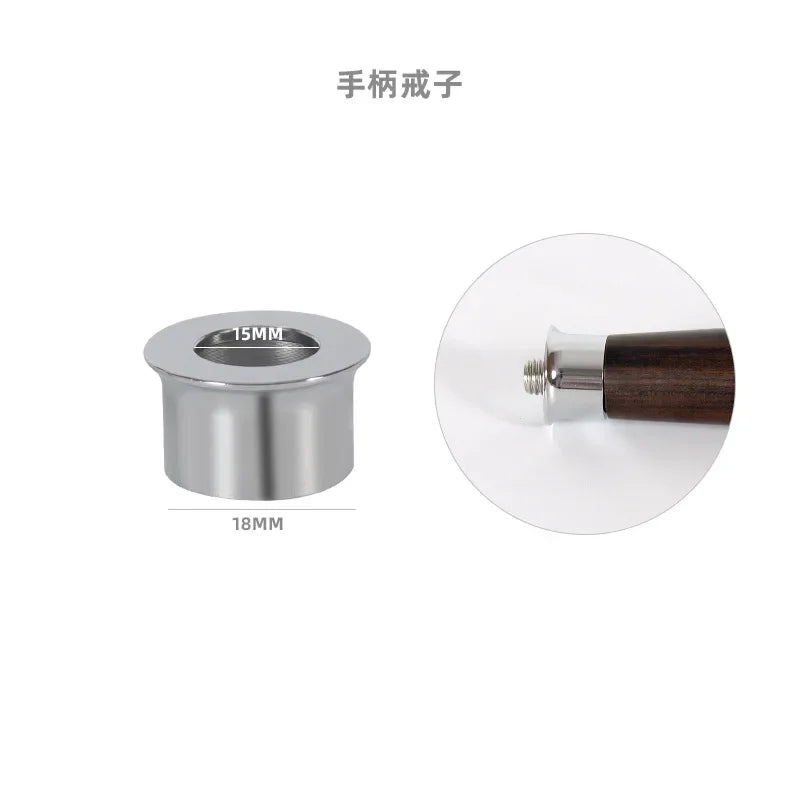 Coffee Solid Wooden Handle M10, Filter Holder Espresso Coffee Machine Tools Accessories For Barista Home