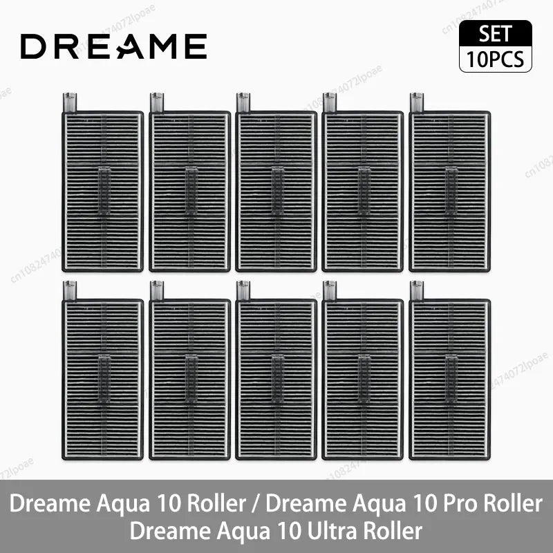Dreame Aqua 10 Roller / Aqua 10 Pro Roller / Aqua 10 Ultra Roller Accessories Main Side Brush Roller Mop Cloth Filter Dust Bag