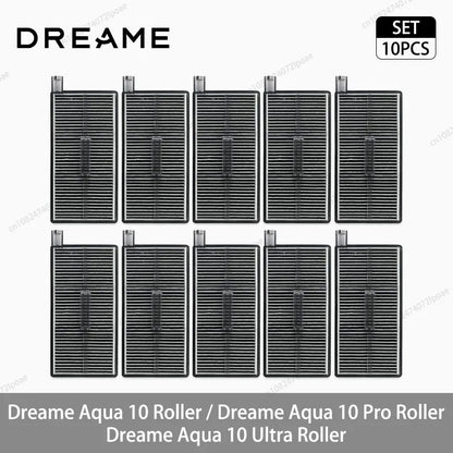 Dreame Aqua 10 Roller / Aqua 10 Pro Roller / Aqua 10 Ultra Roller Accessories Main Side Brush Roller Mop Cloth Filter Dust Bag