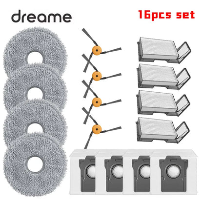 For Dreame X60 Max Ultra Complete X60 Ultra Robot Vacuum Cleaner Accessories Main Roller Side Brush Hepa Filter Bag Parts