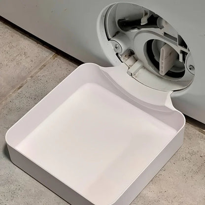 Washing machine drainage funnel - A drip tray for cleaning the lint filter, preventing water leakage in the laundry room