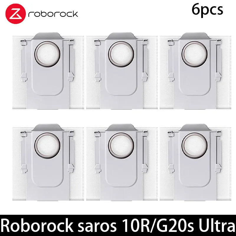 Compatible with Roborock Saros 10R/G20S Ultra Accessories Brush Filter Mop Cloth Dust Bag Spare Parts