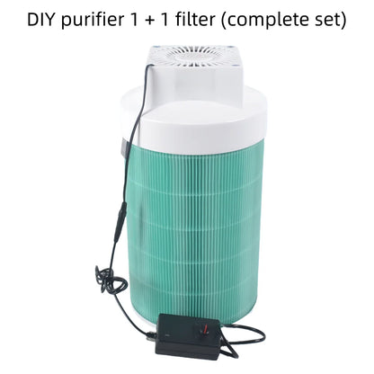 DIY Simple Air Purifier, Compatible with Xiaomi 1/2/3/2s/pro Filter, Homemade DIY Air Purifier, Formaldehyde Removal