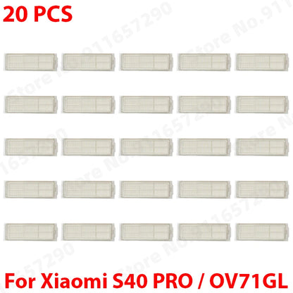 Compatible with (Xiaomi Robot Vacuum S40 Pro / OV71GL ) Vacuum Parts Main Roller Side Brush Mop Cloth HEPA Filter Accessories