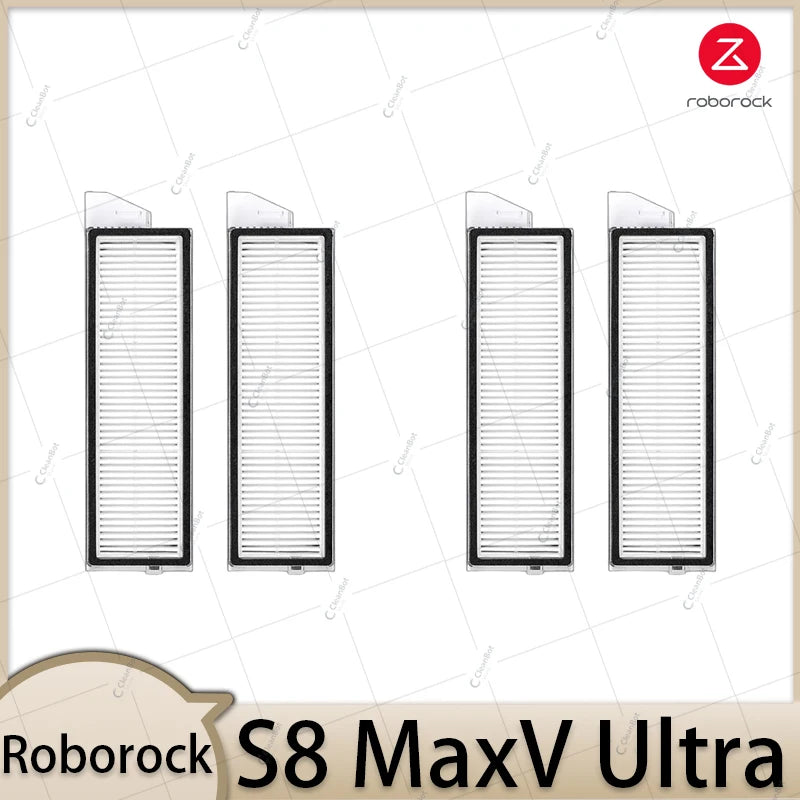 Compatible with Roborock S8 MaxV Ultra Robot Vacuum Parts Main Roller Side Brush Hepa Filter Mop Pad Cloth Dust Bag Accessories