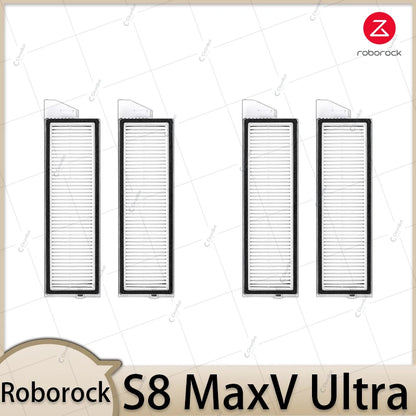 Compatible with Roborock S8 MaxV Ultra Robot Vacuum Parts Main Roller Side Brush Hepa Filter Mop Pad Cloth Dust Bag Accessories
