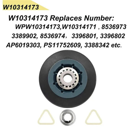 Buy Now 32Pack W10314173 Dryer Drum Roller Replacement For Dryer Compatible with WPW10314173 Roller Drum Support Kit Dryer Parts