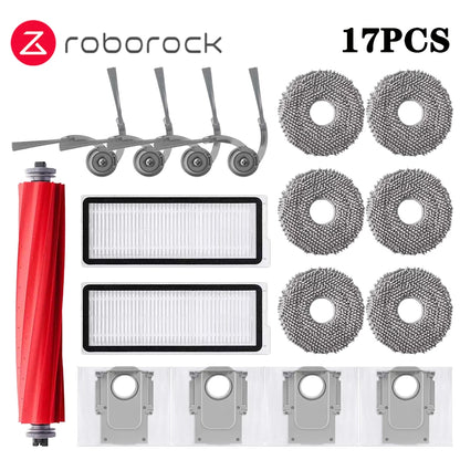 Compatible with Roborock Qrevo L/QR 798/QV 35A/QR 598 Robot Vacuums Cleaner Accessory Dust Bag Main Side Brush Hepa Filter Mop Cloths Spare