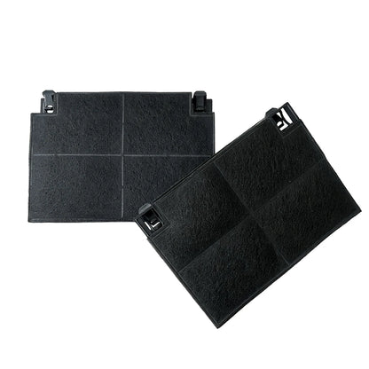 2Pcs Cooker Hood Activated Carbon Filter Replacement, Range Hood Charcoal Filter Insert 193×137×21mm