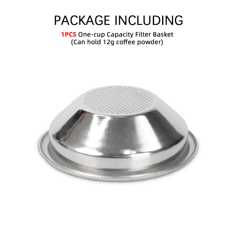 54mm Filter Basket Stainless Steel Portafilter Basket Espresso Handle Basket For Most 54mm Handle Coffee Filter Bowl Replacement