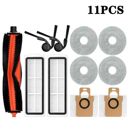 Compatible with Xiaomi Robot Vacuum H50/H50 Pro Robot Vacuum Cleaner Accessories Mop Dust Bag Main Brush Side Brush Hepa Filter Replacement