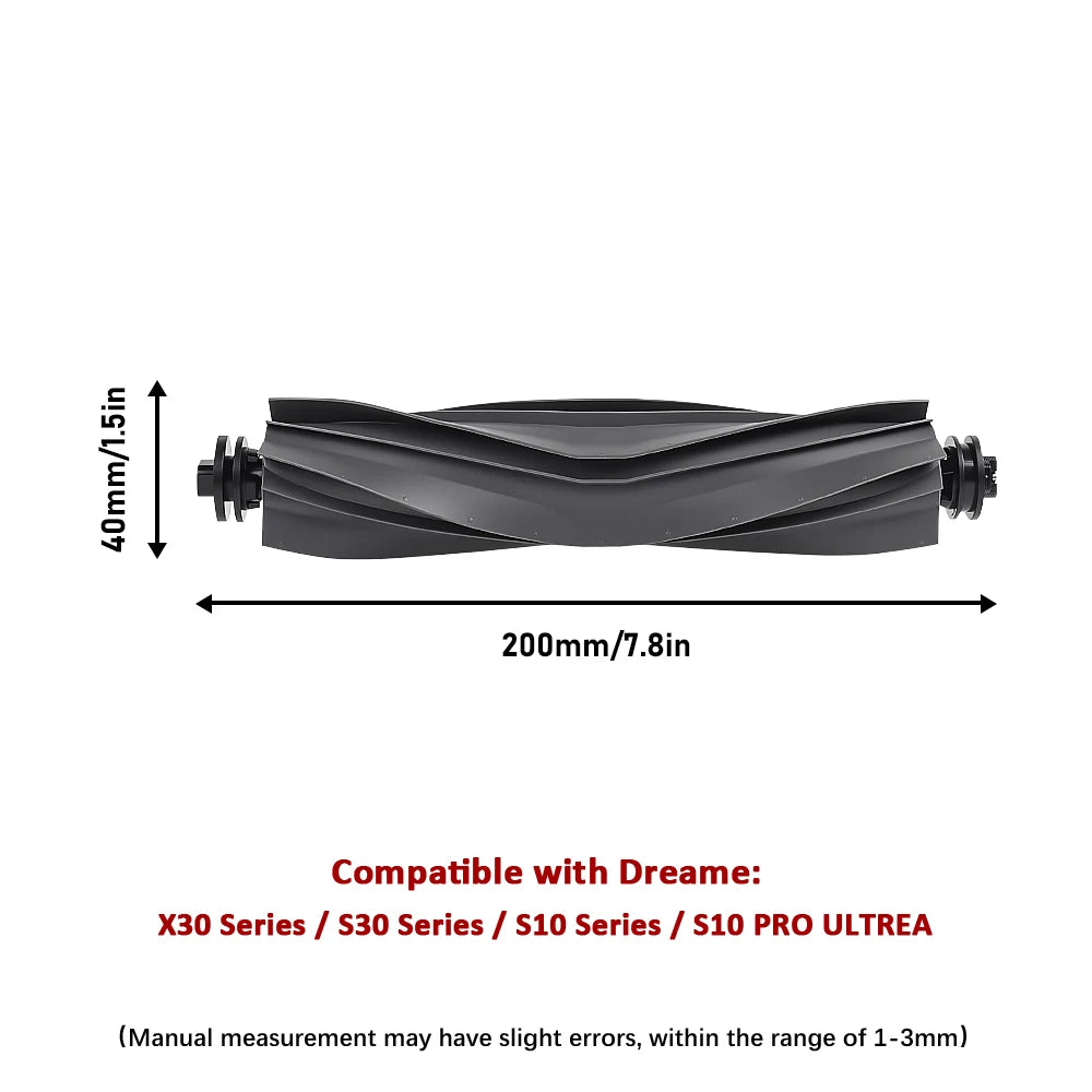 Main Roller Brush Cover for Dreame L10S Pro L10s/L20/L30/L40 Ultra/S10/X10/X20/X30/X40 Ultra /D10s pro Robot Vacuum Cleaner Part
