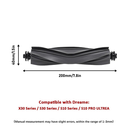 Main Roller Brush Cover for Dreame L10S Pro L10s/L20/L30/L40 Ultra/S10/X10/X20/X30/X40 Ultra /D10s pro Robot Vacuum Cleaner Part