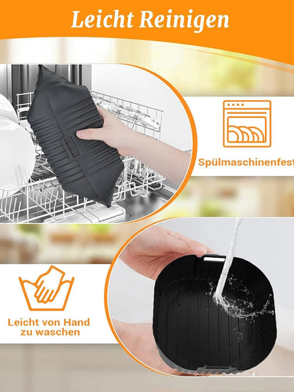 Hot Air Fryer Silicone Mould - Exclusive for Cosori Turbo Tower/Turbo Tower Pro/Smart 10.8L Double Stack Airfryer Baking Mold