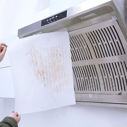46cm*5/10M Range Hood Filter Paper Disposable Non-woven Oil-proof Cotton Filter Paper Compatible with Extractor Hoods