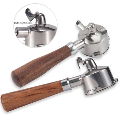 54MM 3ears Coffee Filter Breville Sage/870/875/878/880 Stainless Steel Double Mouth Coffee Portafliter Espresso Coffee Tool
