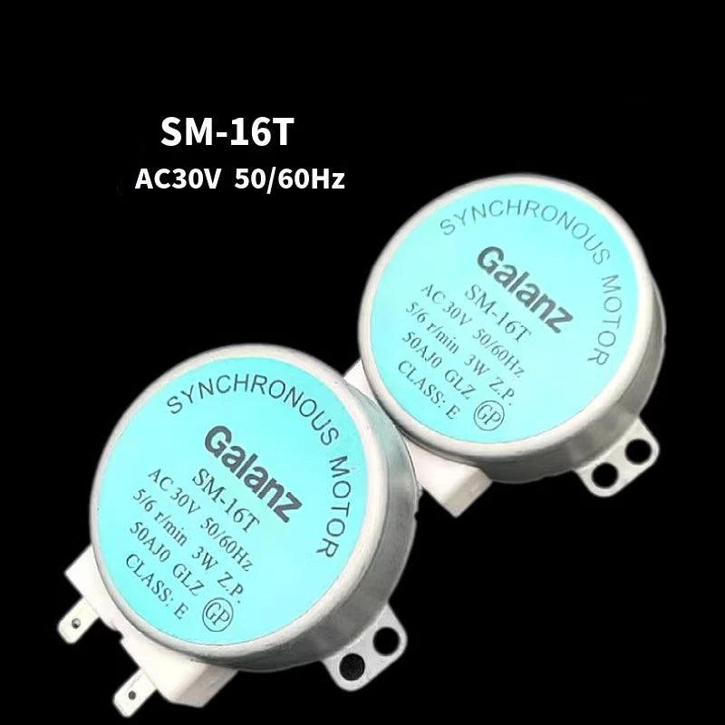 SM-16T Microwave Oven Turntable Synchronous Motor AC 30V 50/60Hz 3W 5/6RPM for GALANZ