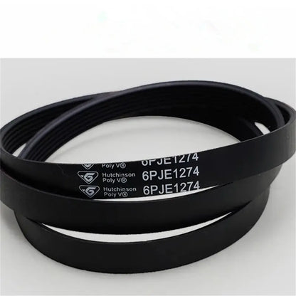 Transmission Drive Belt Rubber Belts for Little Swan Compatible with Midea Drum Washing Machine 6PJE1274 6EPJ1274 Repair Parts