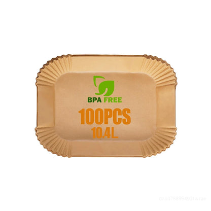 Air Fryer Paper for Ninja AF500EU Disposable Non-Stick BPA Free Healthy Cooking Oil Free Compatible with Dual Zone Air Fryers