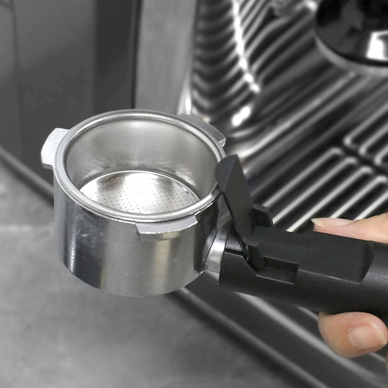 51mm Coffee Bottomless Portafilter With Filter Basket For Homix H11 Oster Cecotec Hibrew Espresso Machine Handle Cafe Tools