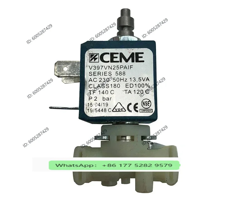Coffee Maker Parts SERIES 588 V397VN25PAIF 13.5VA CEME V397 Solenoid Valve For Steam Cleaner Coffee Machine