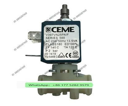 Coffee Maker Parts SERIES 588 V397VN25PAIF 13.5VA CEME V397 Solenoid Valve For Steam Cleaner Coffee Machine