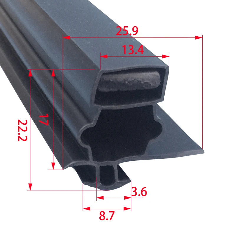 Refrigerator Door Seal — 2.5M — PVC Magnetic