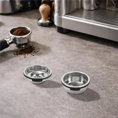 NECESSITYFor Ninja Luxe Cafe ES601& ES701 Compatible 2Pcs Coffee Filter Baskets-Single& Double Cup, Pressurized Portafilter De
